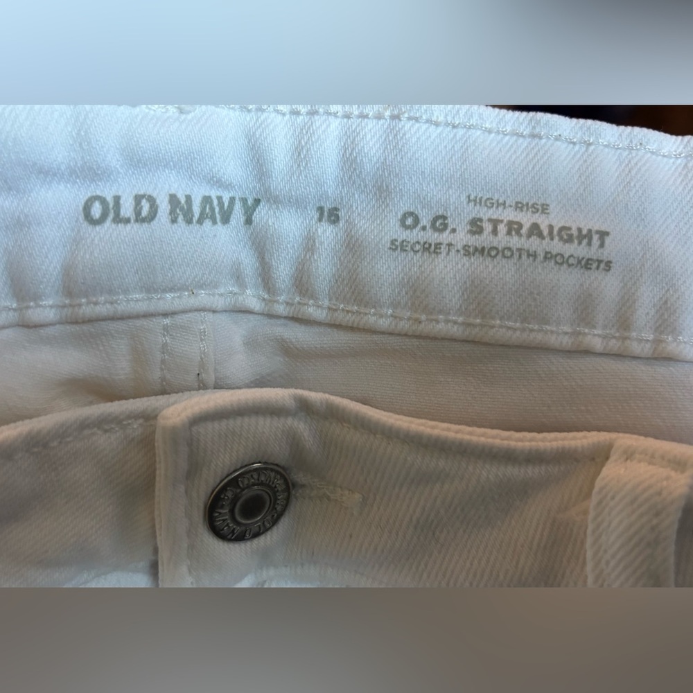 Old Navy O.G. Straight High-Rise Women's Jeans in White